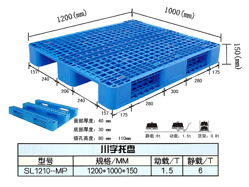 臨沂市雙龍塑料,塑料托盤 圖